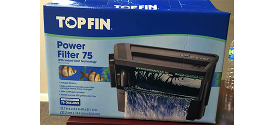 Aquarium filter recall