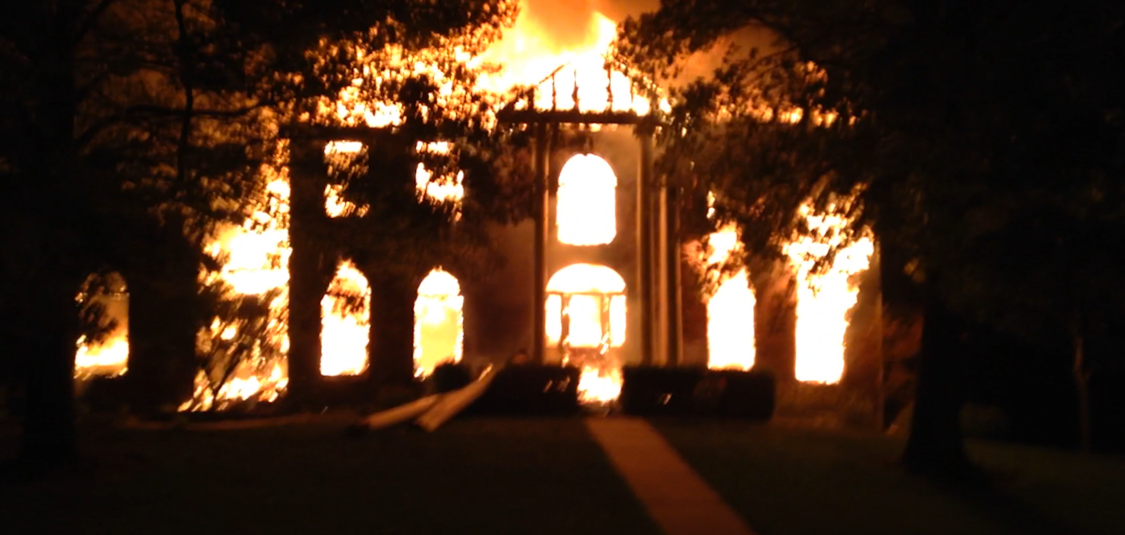 Lightning Strike Fire