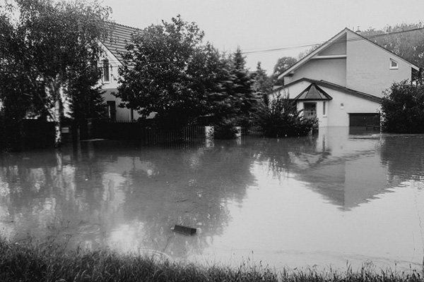 flooded street